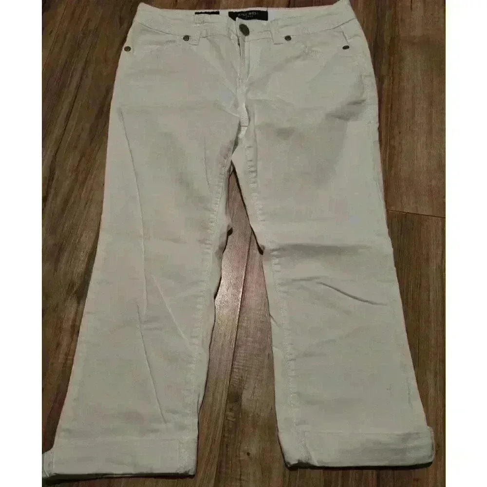 Women's Nine West White Jeans Size‎ 4/27